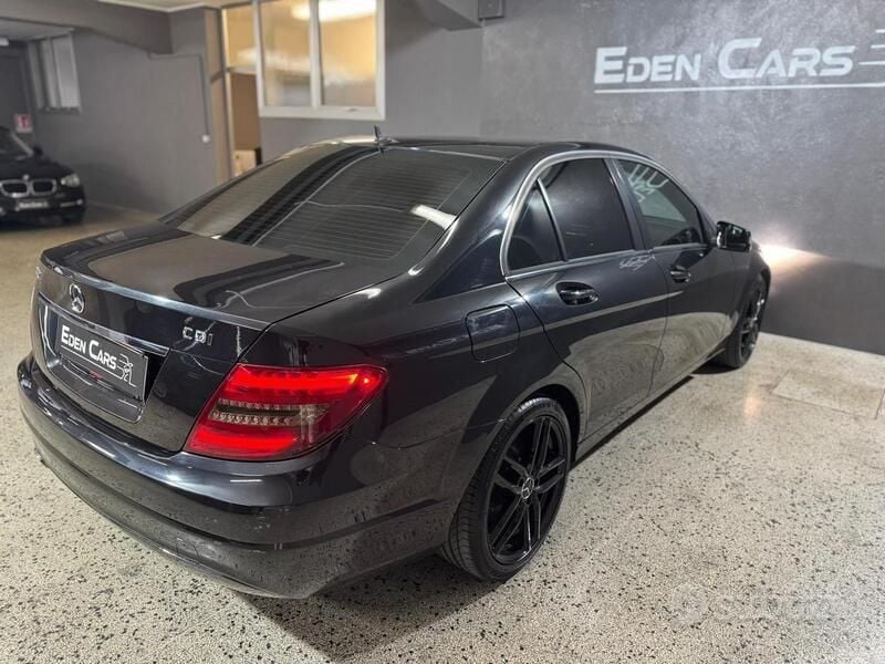 Usata Mercedes C220 Avantgarde 170 CV (125 kW) 2012 Nero Station wagon