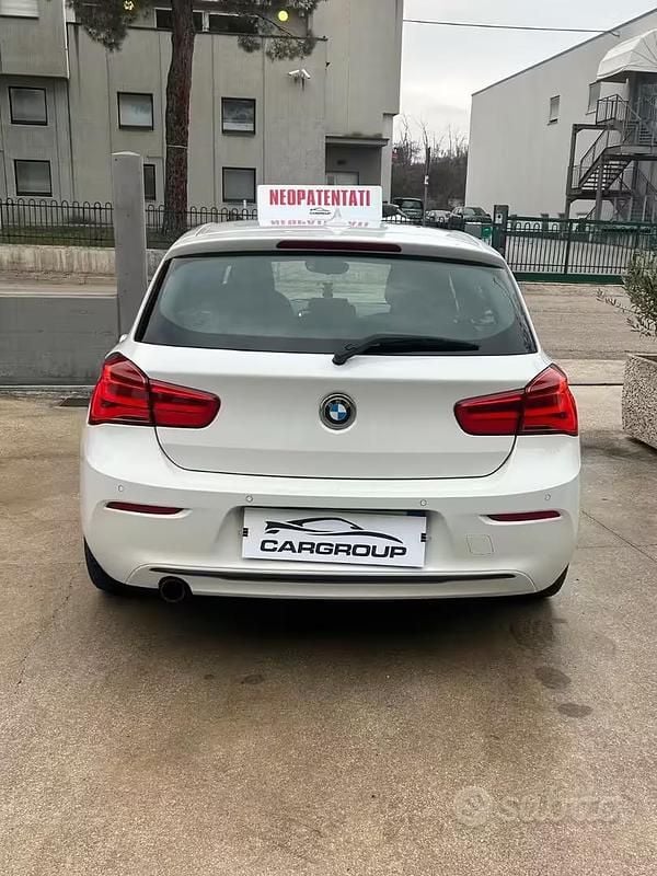 Usata BMW 114 Sport Line 95 CV (69 kW) 2016 Bianco Utilitaria