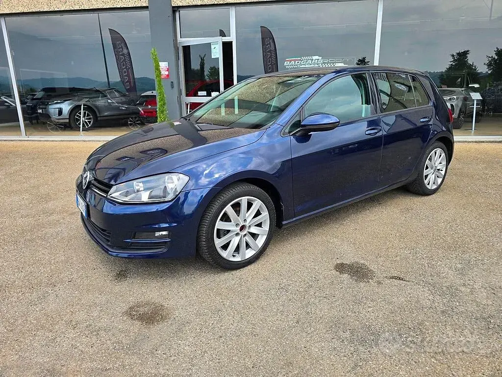 Usata VW Golf VII Highline 105 CV (77 kW) 2014 Blu/azzurro Berlina