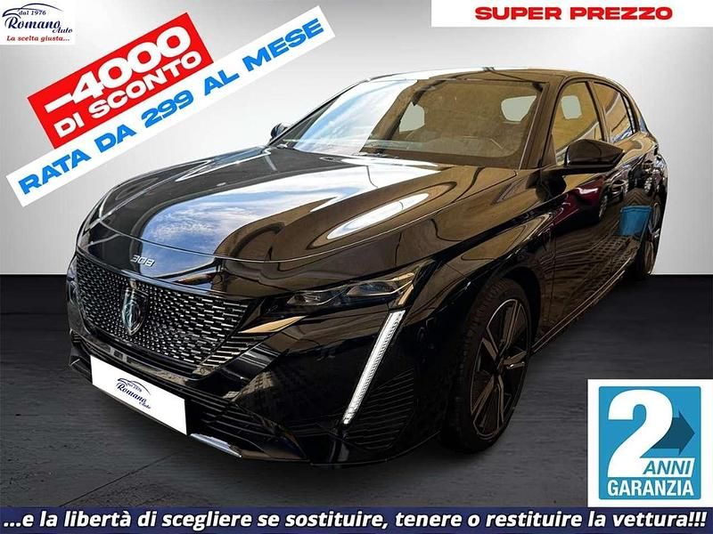 Nero Nuova 2025 Peugeot 308 GT Tre volumi | 29.990 € (Buon prezzo) - Immagine 1/3
