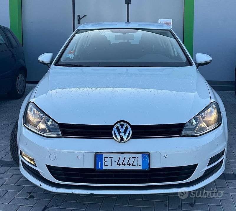 Usata VW Golf VII Highline 90 CV (66 kW) 2014 Bianco Berlina