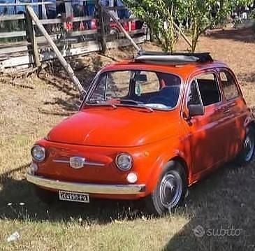 Usata Fiat 500 1970 Rosso Utilitaria