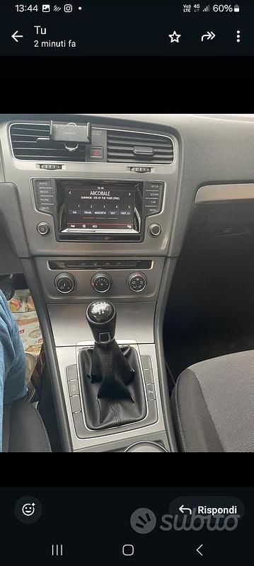 Usata VW Golf VII 90 CV (66 kW) 2014 Nero Berlina