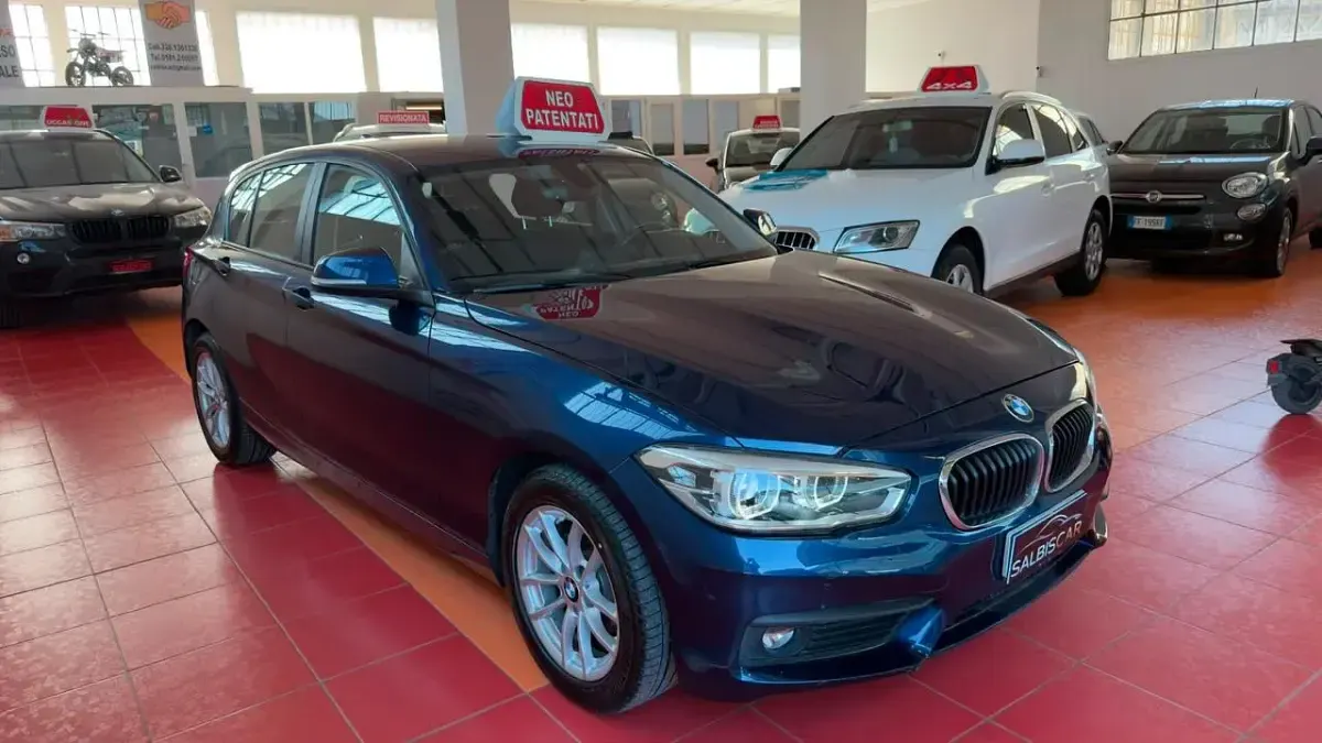 Usata BMW 116 Comfort Edition 115 CV (84 kW) 2019 Blu Utilitaria