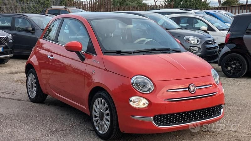 Usata Fiat 500 Dolcevita 70 CV (51 kW) 2022 Arancione Utilitaria