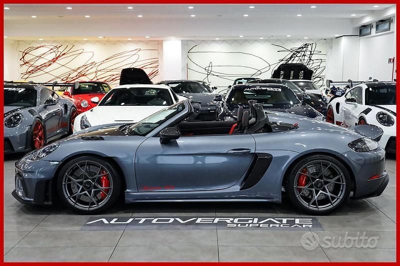 Usata Porsche 718 Spyder 500 CV (367 kW) 2024 Grigio Cabrio