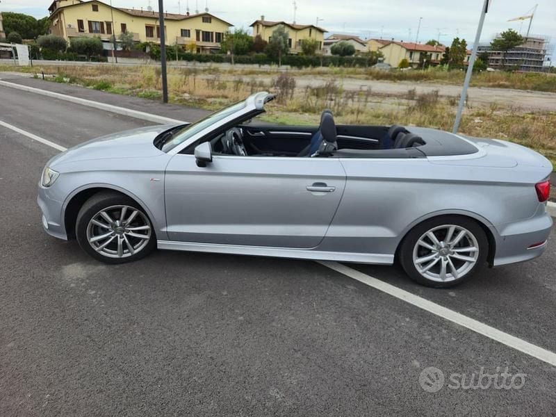 Usata Audi A3 Cabriolet S-Line 110 CV (80 kW) 2015 Grigio Cabrio