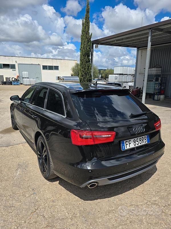 Usata Audi A6 S-Line 204 CV (150 kW) 2014 Nero Station wagon