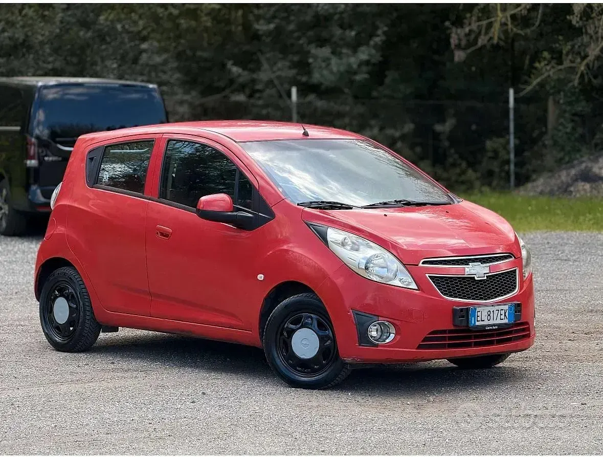 Usata Chevrolet Spark 68 CV (50 kW) 2012 Rosso Utilitaria