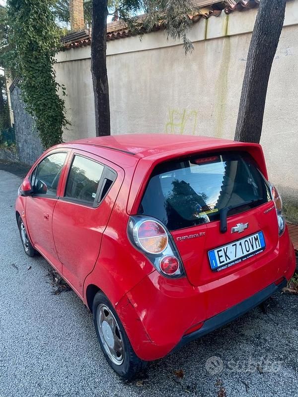 Usata Chevrolet Spark 2010 Rosso Utilitaria