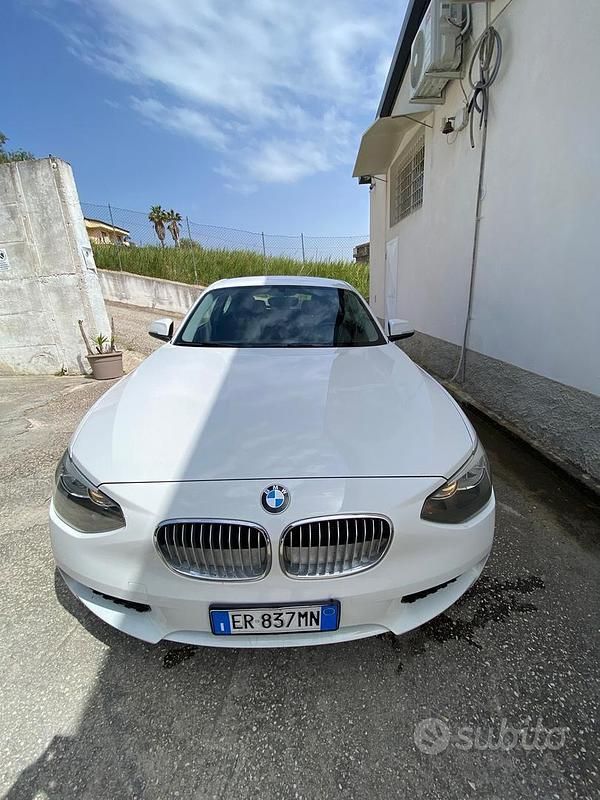 Usata BMW 116 Sport Line 115 CV (84 kW) 2013 Bianco Utilitaria