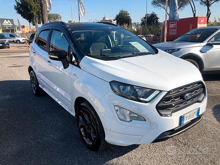 Bianco Usata 2019 Ford Ecosport ST-Line SUV | 11.500 € (Buon prezzo) - Immagine 1/4