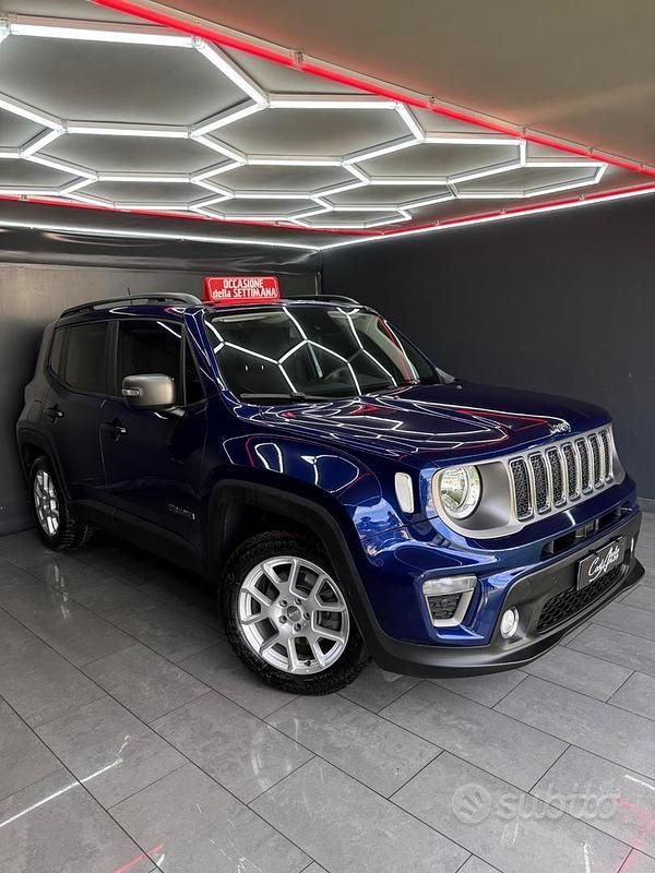 Usata Jeep Renegade Limited 120 CV (88 kW) 2019 Blu SUV