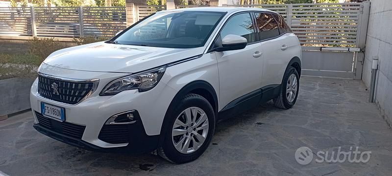Usata Peugeot 3008 150 CV (110 kW) 2018 Bianco Berlina