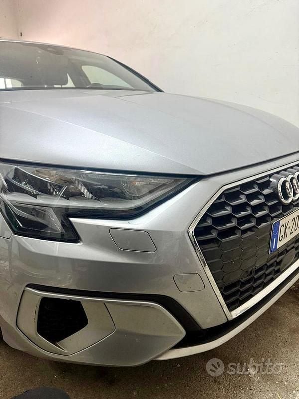 Usata Audi A3 Advanced 2020 Grigio Berlina