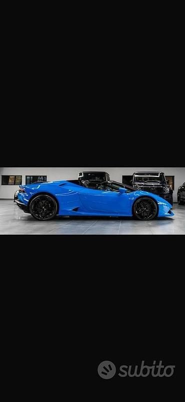 Usata Lamborghini Huracán 2017 Blu Cabrio