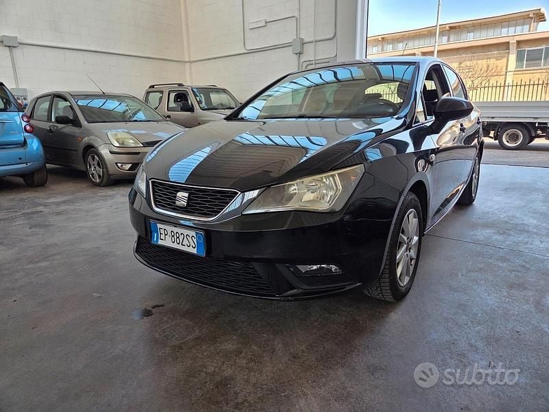 Usata Seat Ibiza Reference 75 CV (55 kW) 2013 Nero Berlina