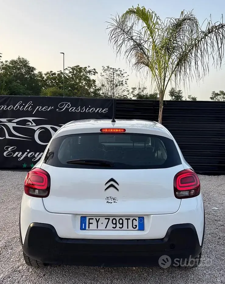 Usata Citroën C3 102 CV (75 kW) 2019 Bianco Utilitaria