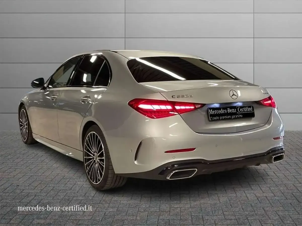 Usata Mercedes C220 Advanced 197 CV (144 kW) 2023 Argento Berlina