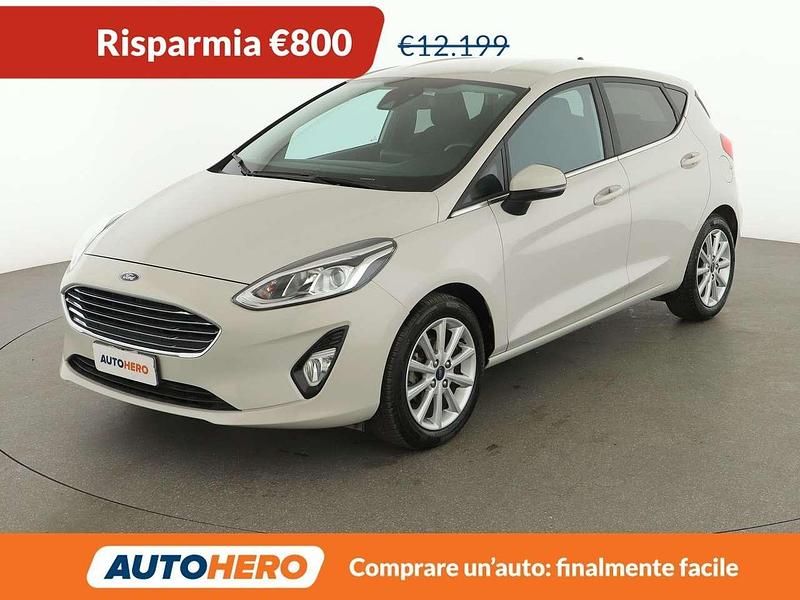 Usata Ford Fiesta Titanium 86 CV (63 kW) 2019 Bianco Utilitaria
