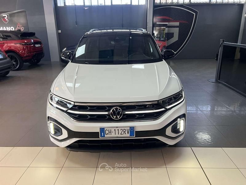 Usata VW T-Roc R-line 150 CV (110 kW) 2022 Bianco SUV