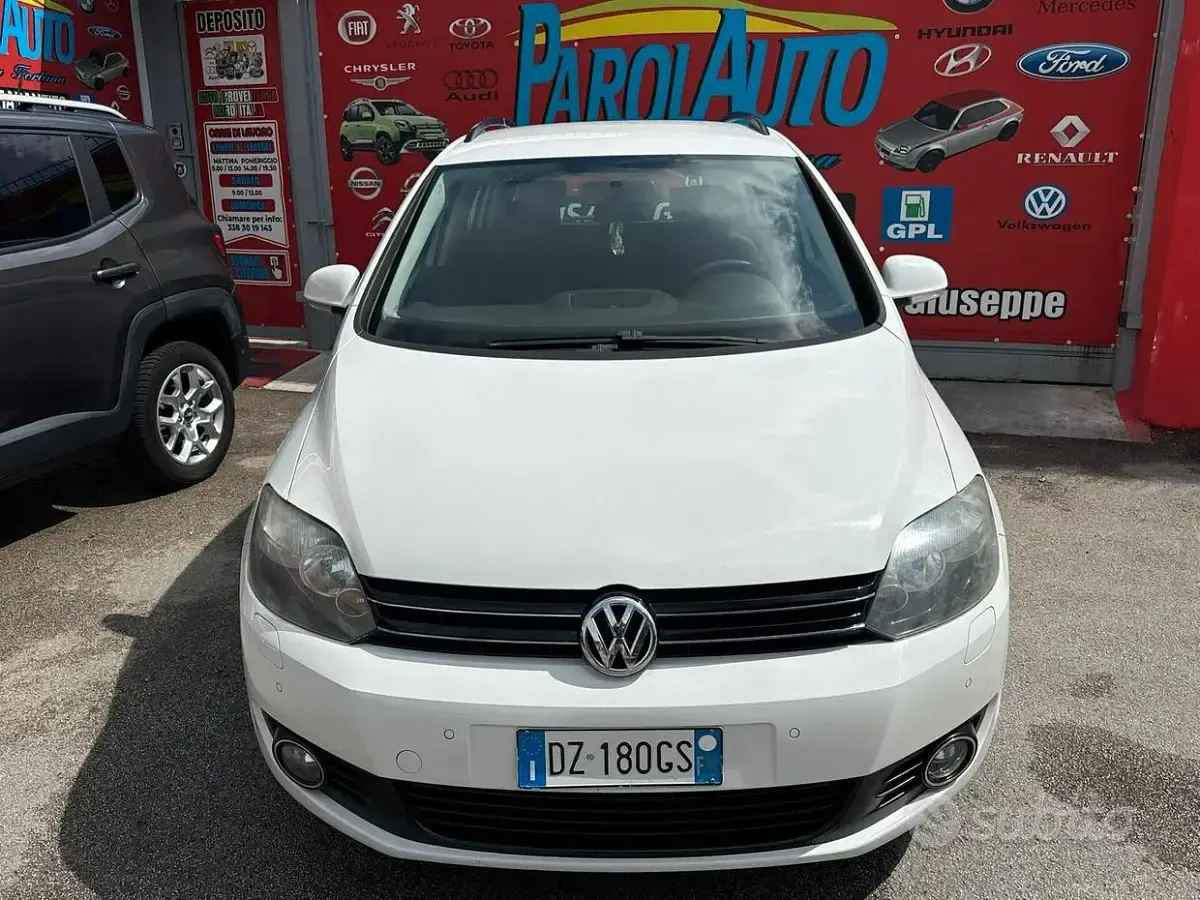 Usata VW Golf Plus Cross 122 CV (89 kW) 2009 Bianco Monovolume