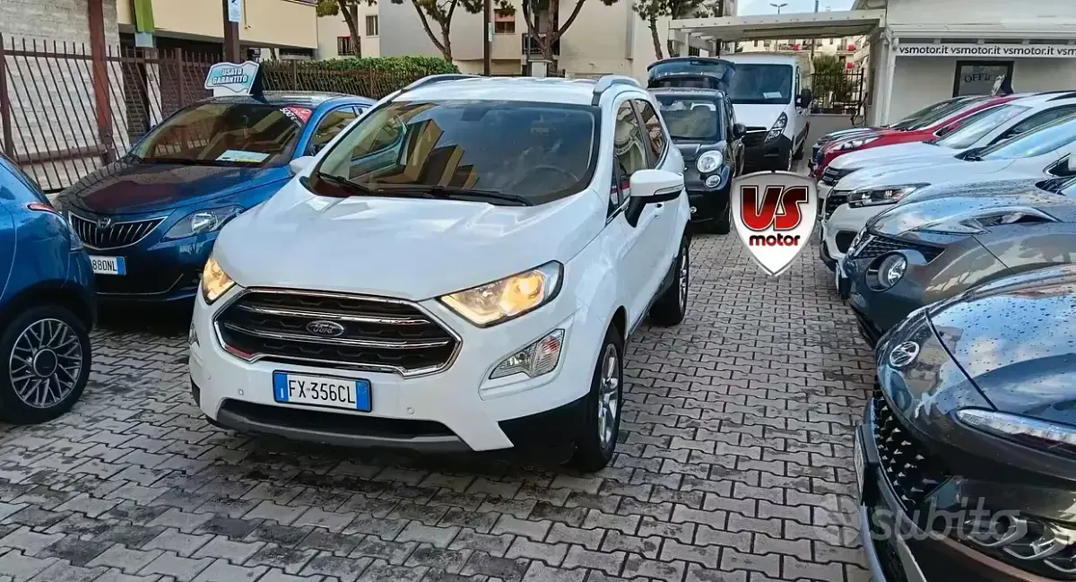 Usata Ford Ecosport Titanium 100 CV (73 kW) 2019 Bianco SUV