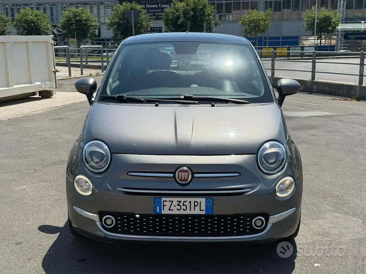 Usata Fiat 500 Lounge 69 CV (50 kW) 2019 Grigio Utilitaria