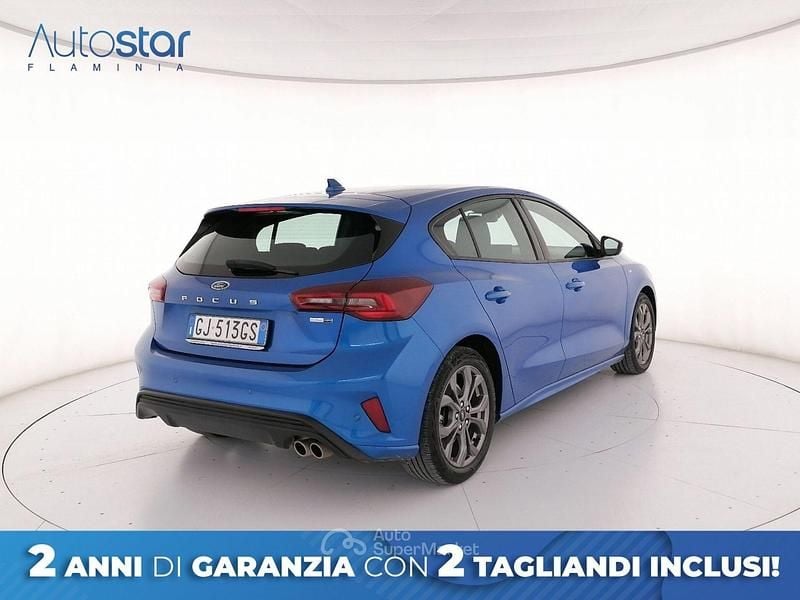 Usata Ford Focus ST-Line 125 CV (91 kW) 2022 Blu Berlina