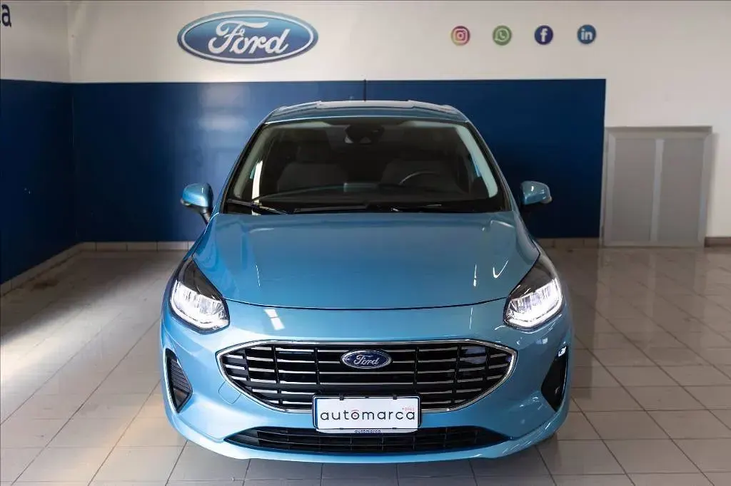 Usata Ford Fiesta Titanium 125 CV (91 kW) 2022 Blu metallizzato Utilitaria
