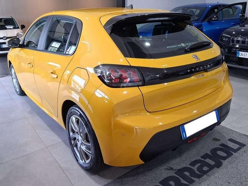Usata Peugeot 208 Active 101 CV (74 kW) 2020 Giallo Utilitaria