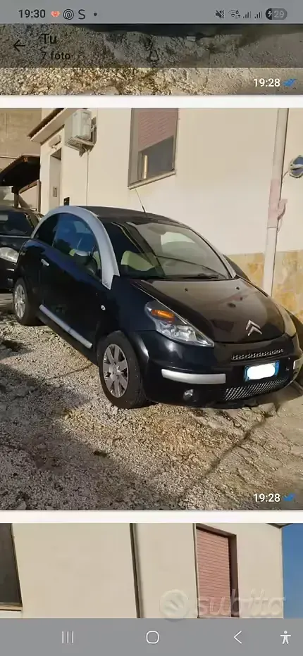 Usata Citroën C3 2009 Nero Cabrio