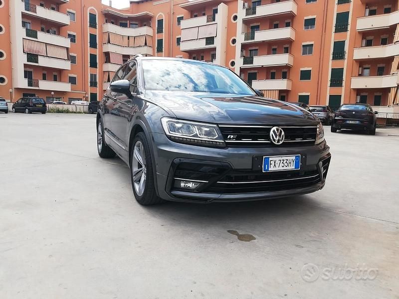 Usata VW Tiguan R-line 116 CV (85 kW) 2019 Grigio SUV