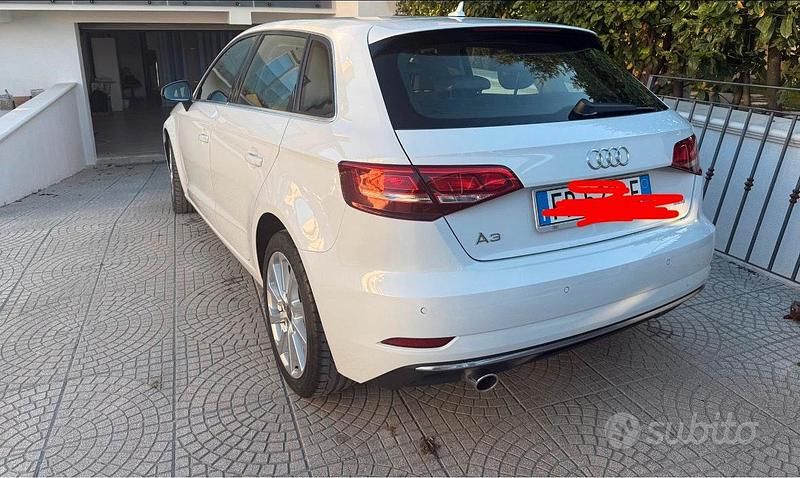 Usata Audi A3 2018 Bianco Berlina