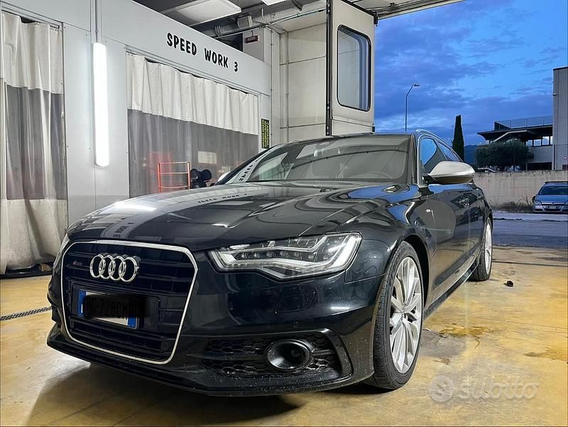 Usata Audi A6 S-Line 190 CV (139 kW) 2014 Nero Station wagon