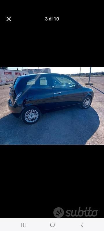 Usata Lancia Ypsilon 77 CV (56 kW) 2009 Nero Utilitaria