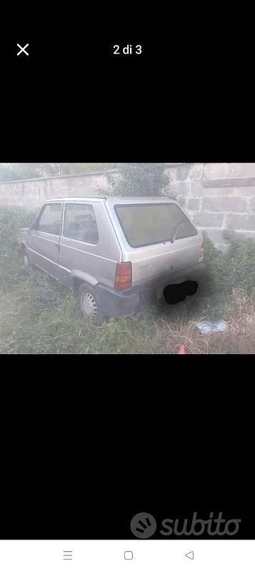 Usata Fiat Panda 1987 Grigio Utilitaria