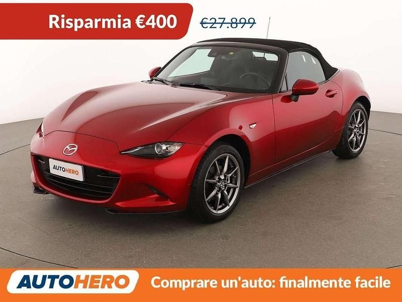 Usata Mazda MX5 Exclusive-Line 132 CV (97 kW) 2023 Rosso Cabrio