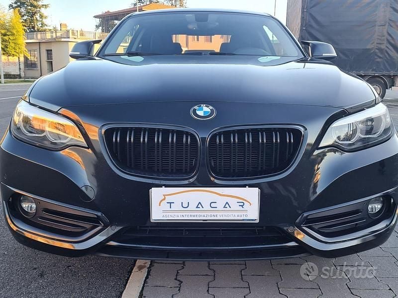Usata BMW 220 Advantage 190 CV (139 kW) 2018 Nero Coupé