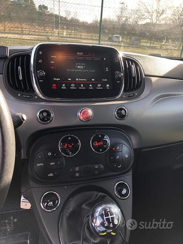Usata Fiat 500S S 95 CV (69 kW) 2017 Verde Utilitaria