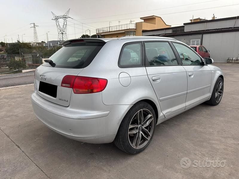Usata Audi A3 140 CV (102 kW) 2008 Grigio Utilitaria