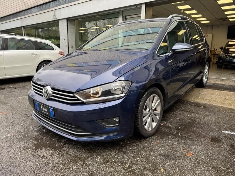 Usata VW Golf Sportsvan Highline 150 CV (110 kW) 2015 Blu Monovolume