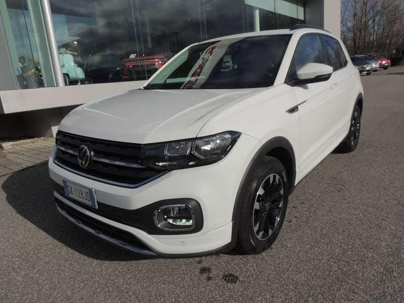 Bianco Usata 2023 VW T-Cross R-line SUV | 18.900 € (Buon prezzo) - Immagine 1/4
