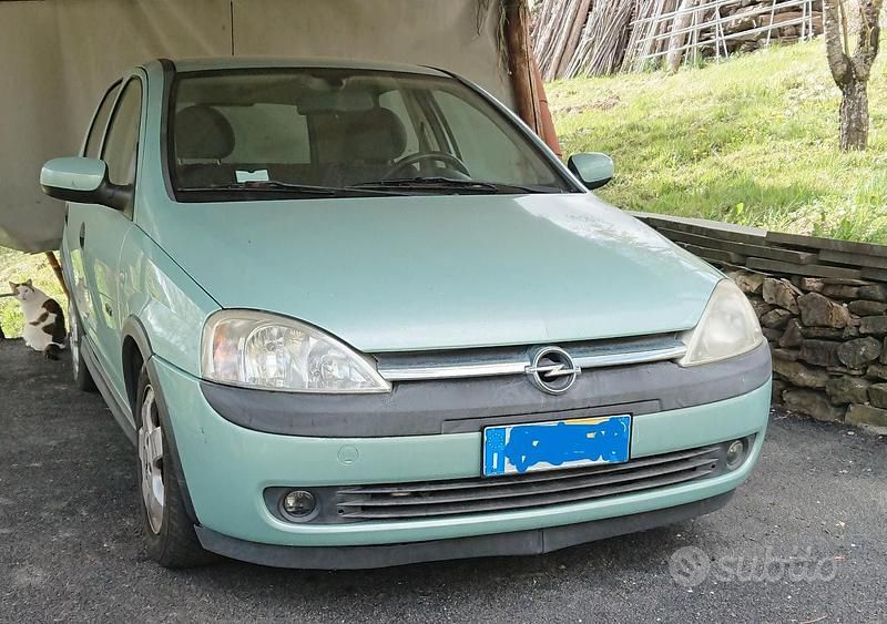 Occasion Opel Corsa Elegance 75 ch (55 kW) 2002 Vert Citadine