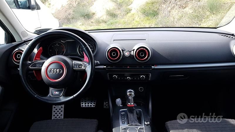 Usata Audi A3 105 CV (77 kW) 2014 Nero Berlina