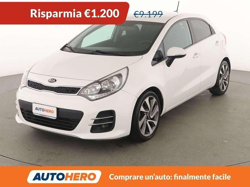 Usata Kia Rio 90 CV (66 kW) 2015 Bianco Berlina