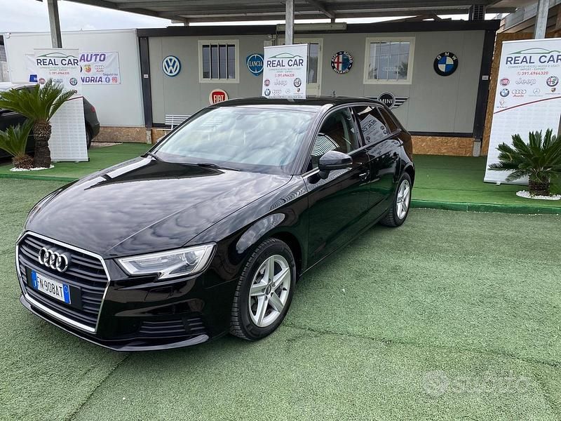 Usata Audi A3 150 CV (110 kW) 2018 Nero Berlina