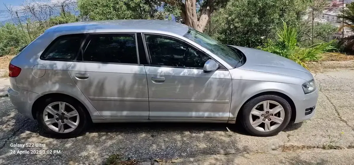 Usata Audi A3 105 CV (77 kW) 2010 Grigio Utilitaria