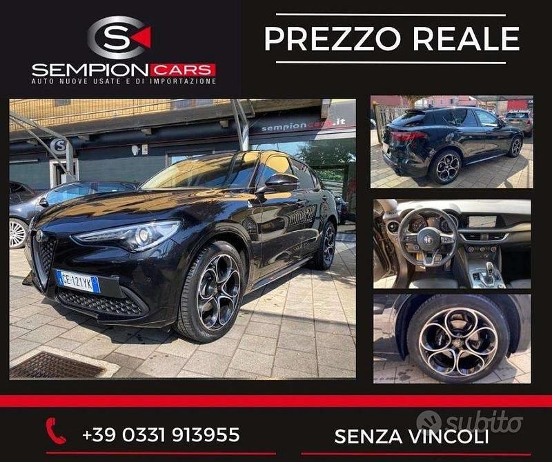 Usata Alfa Romeo Stelvio Veloce 210 CV (154 kW) 2020 Nero SUV