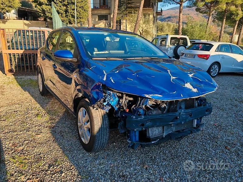Usata Dacia Sandero 91 CV (66 kW) 2022 Blu Berlina